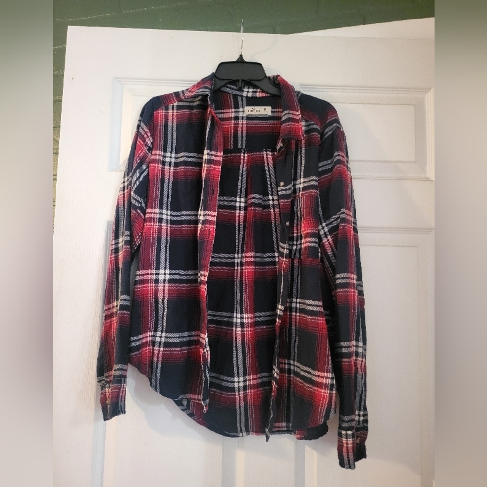 Like New Hollister flannel women's size medium